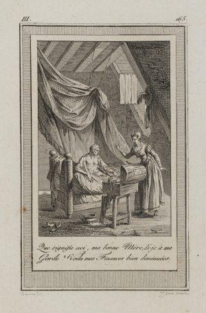 Ärmliche Dachkammer