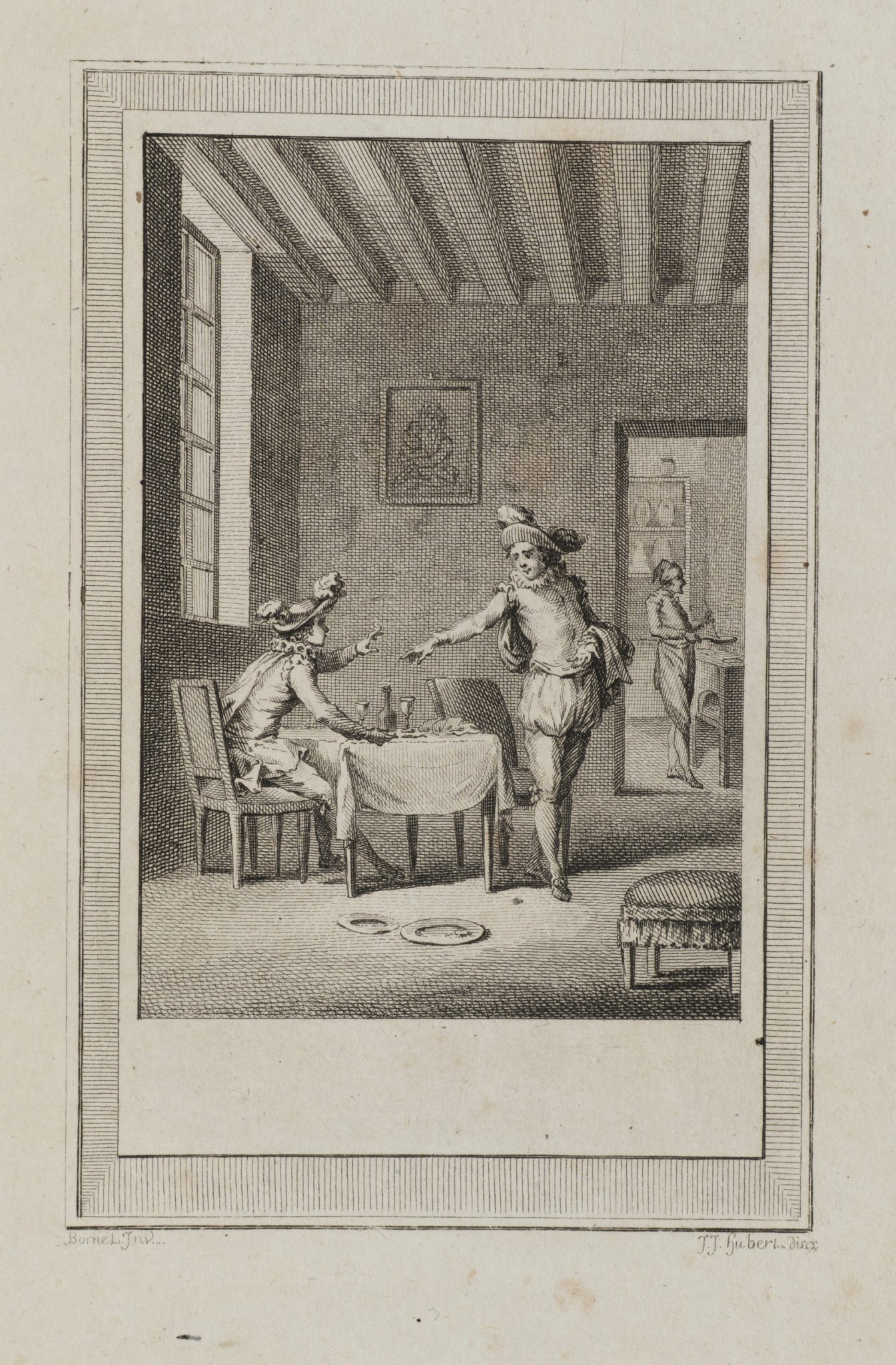 Szene im Zimmer
