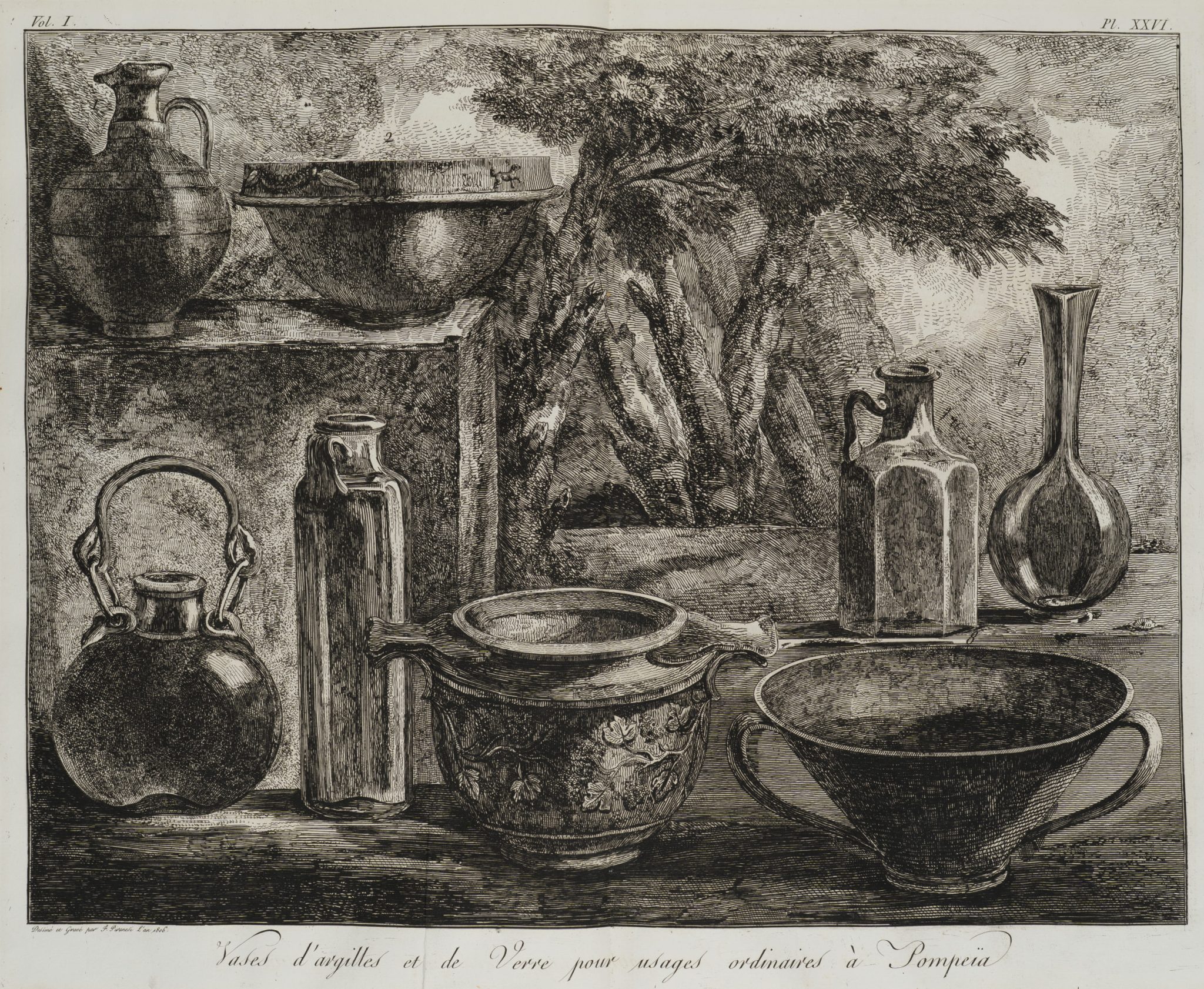 Gefäße aus Pompeji