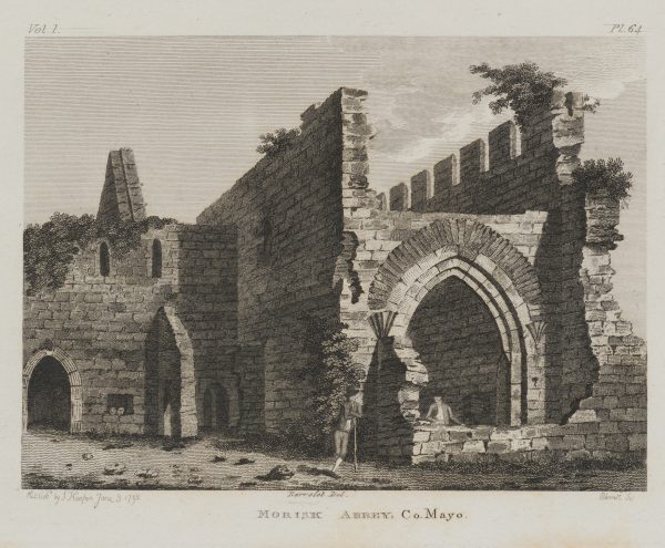Aus der Sammlung „Romantik — die blaue Blume": Ruine von Murrisk Abbey