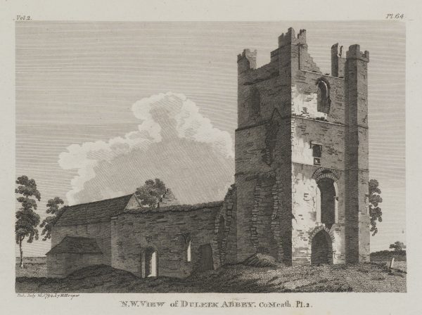 Aus der Sammlung „Sakrale Räume": N.W. View of Duleek Abbey
