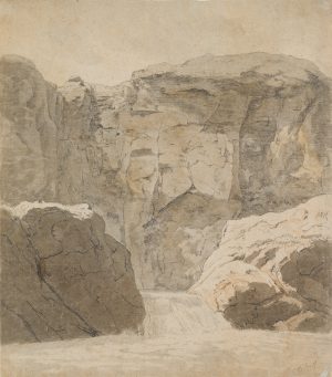 Gebirgslandschaft mit Fluss