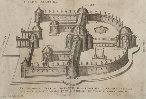 Aus der Sammlung „Architektur & Vedute": Thermae Agrippinae – Architekturrekonstruktion