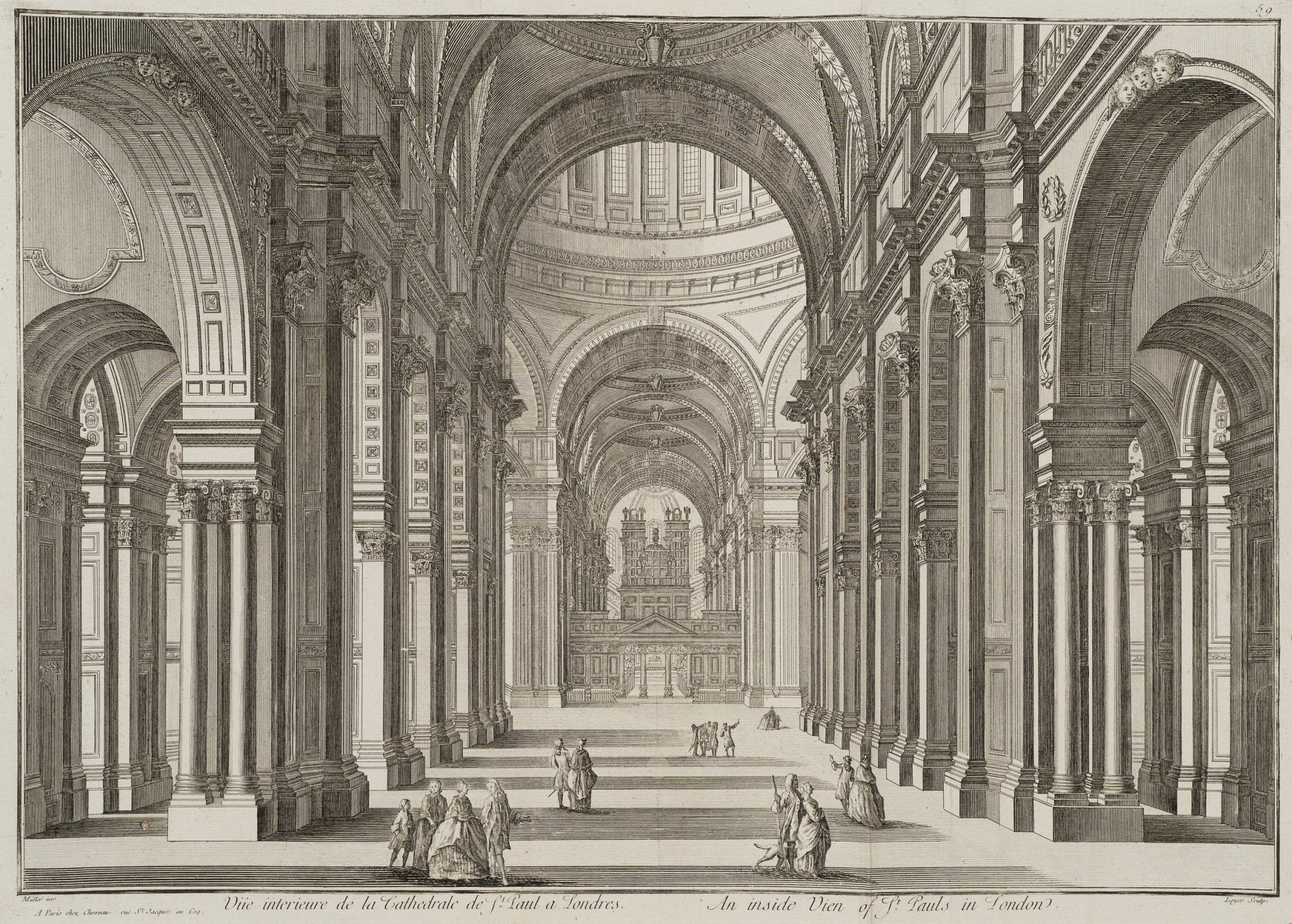 Innenansicht St. Pauls, London