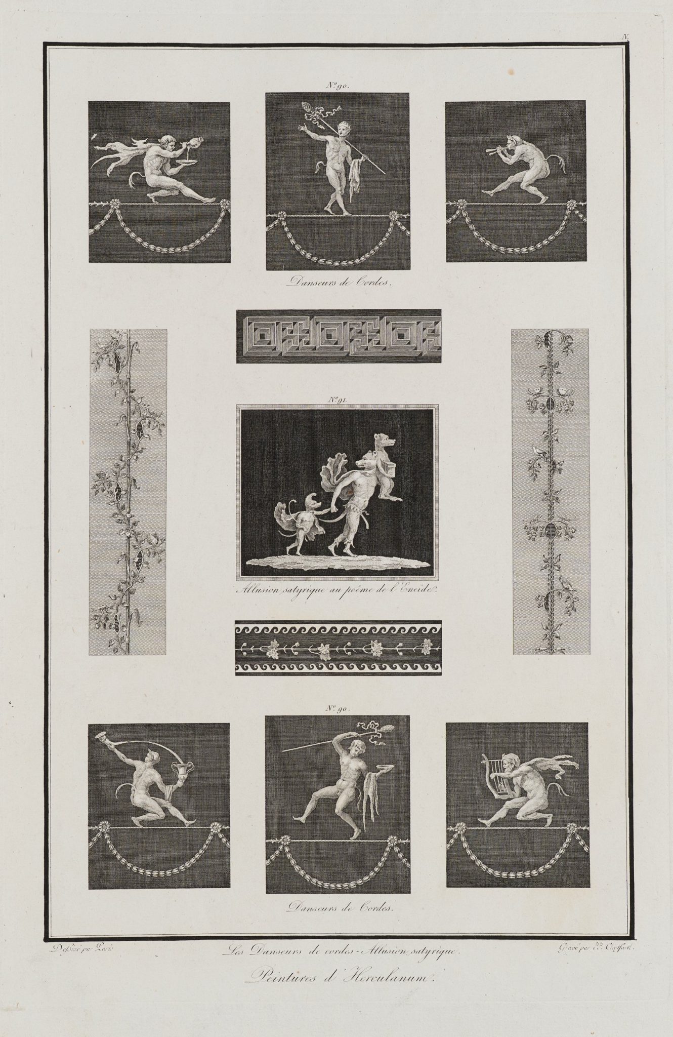 Peintures d'Herculanum - Tafelblatt