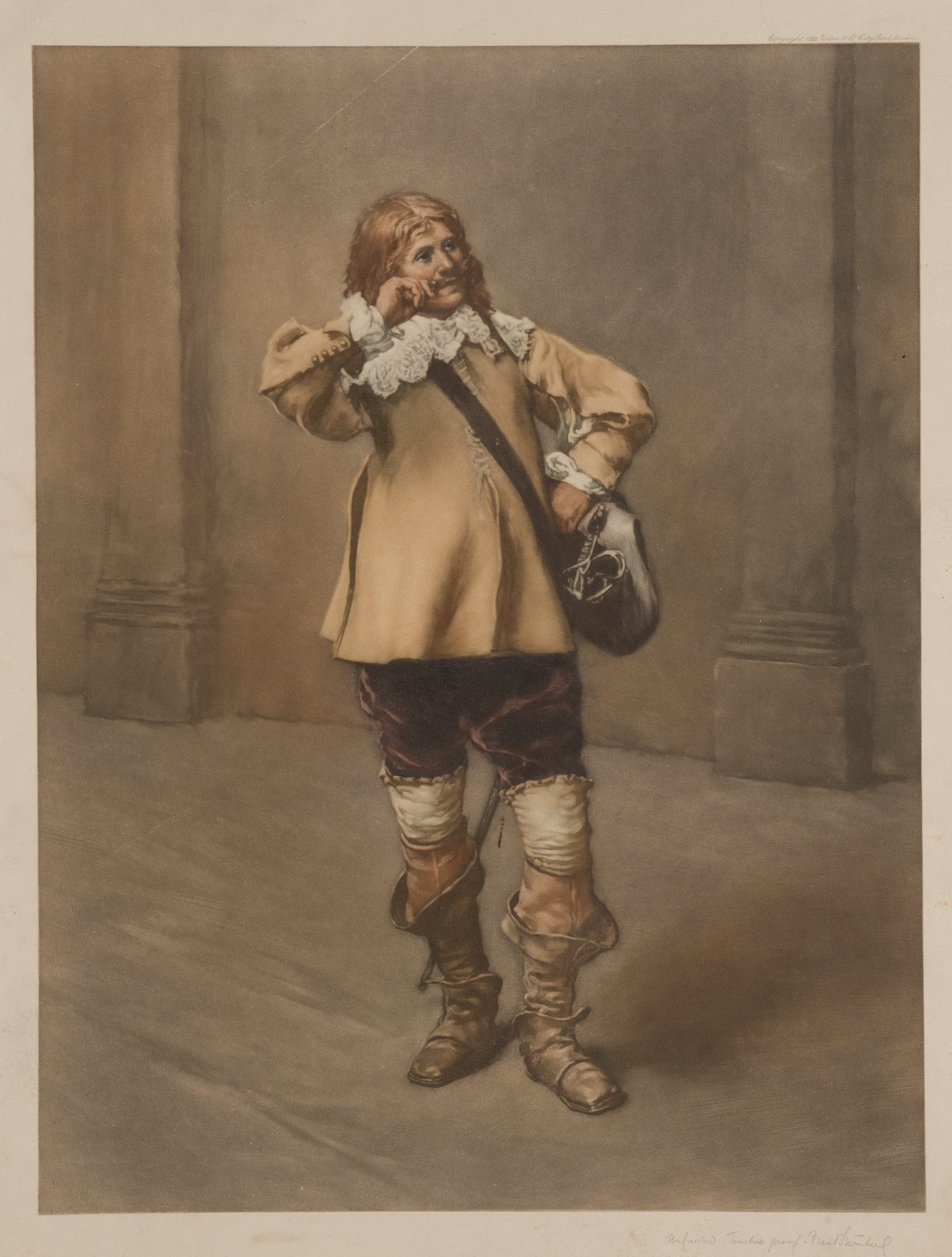 Bart zwirbelnder Kavalier