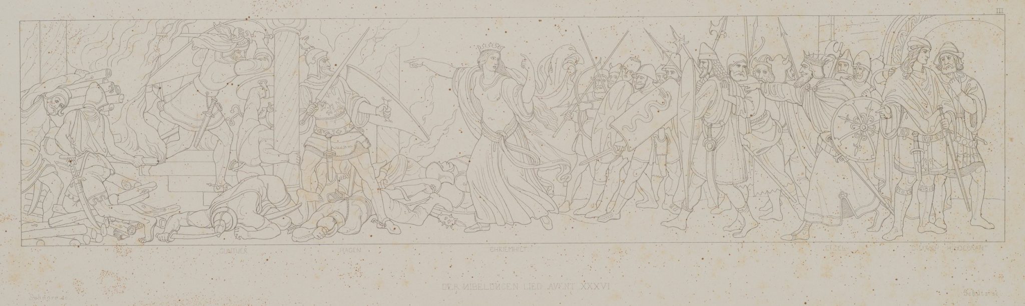 Die Nibelungen. Kriemhilds Zorn