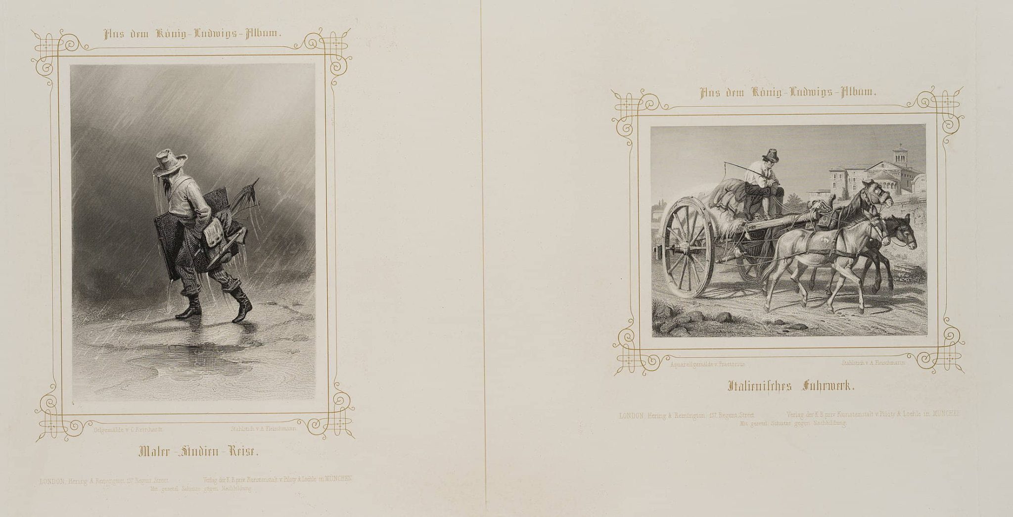 Studienreise, Italienisches Fuhrwerk