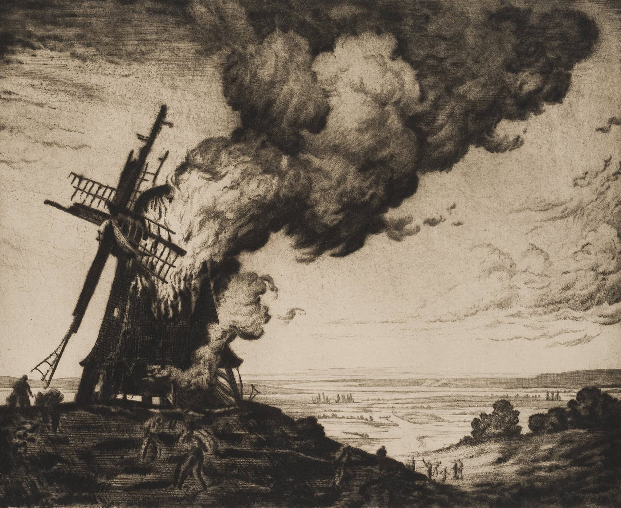 Der Mühlenbrand