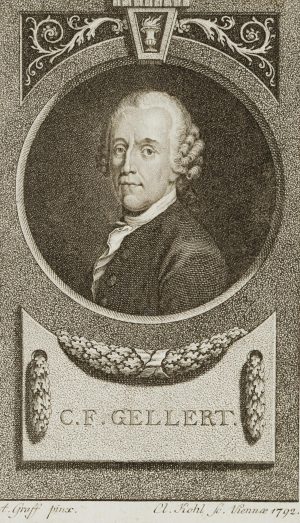 Porträt C. F. Gellert (1715-1769)