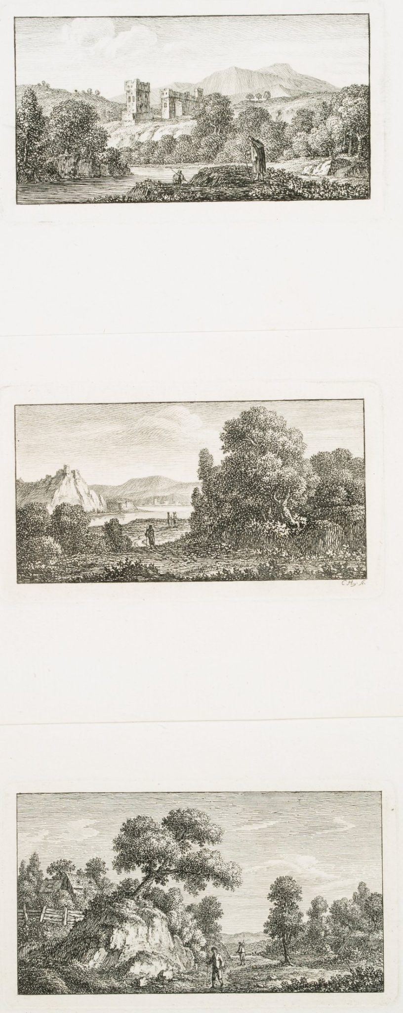 Drei romantische Landschaften