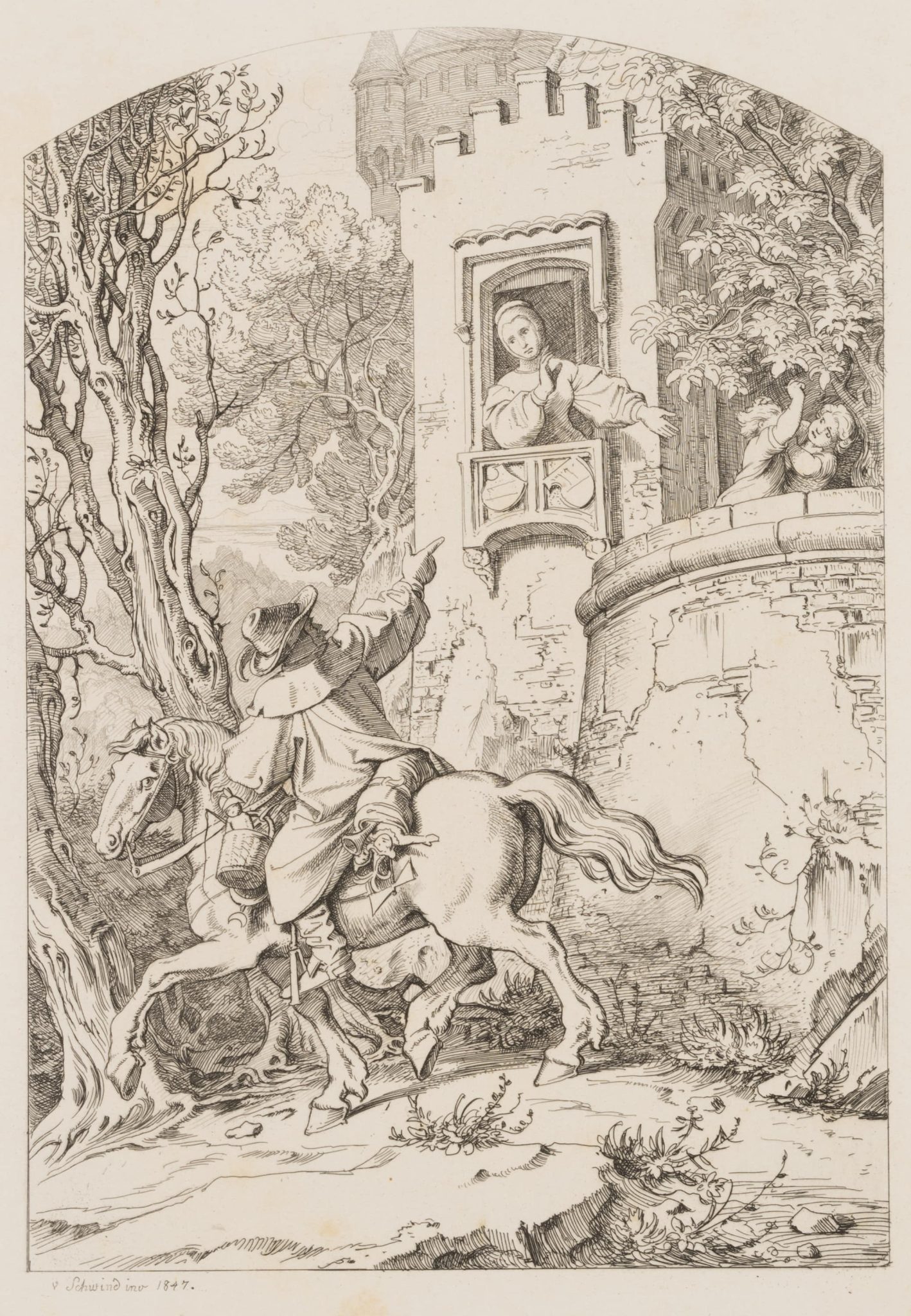 Illustration zu Vom Reitersmann