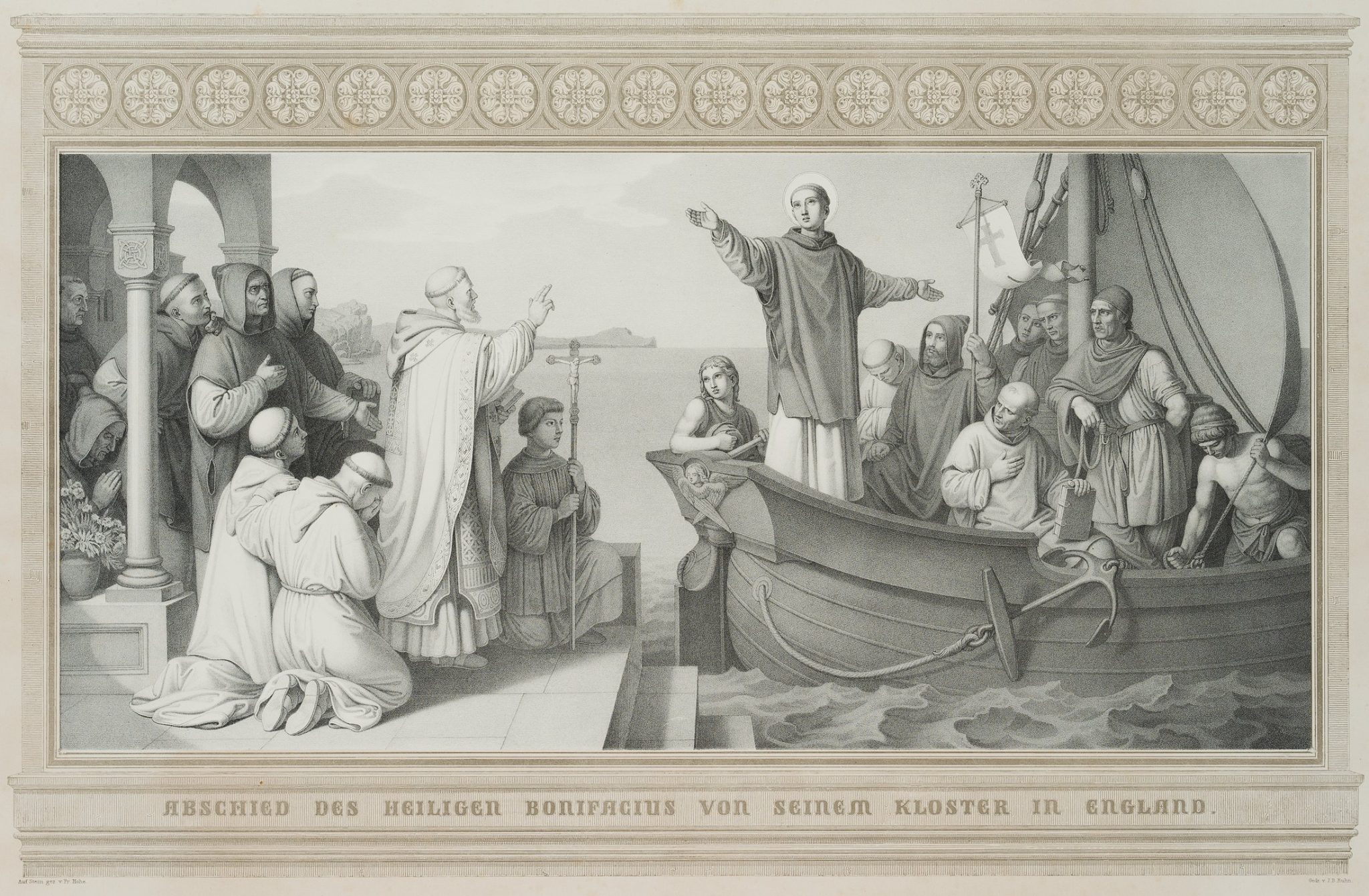 Abschied des Heiligen Bonifatius
