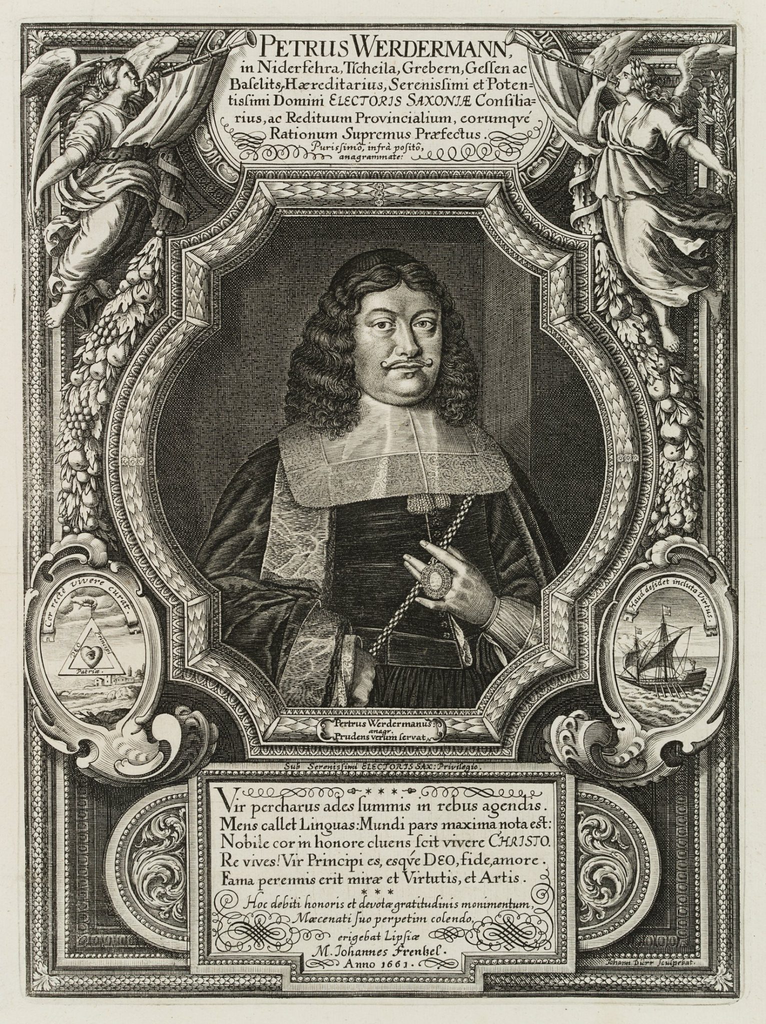 Porträt von Petrus Werdermann