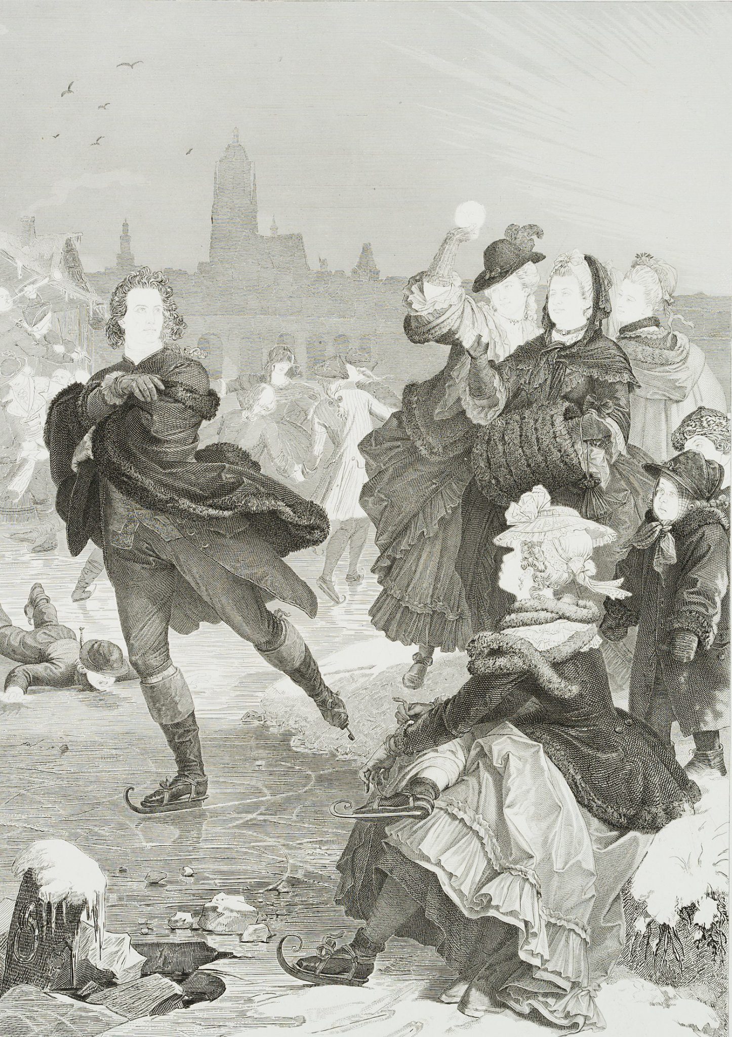 Goethe als Schlittschuhläufer, Vorabzug