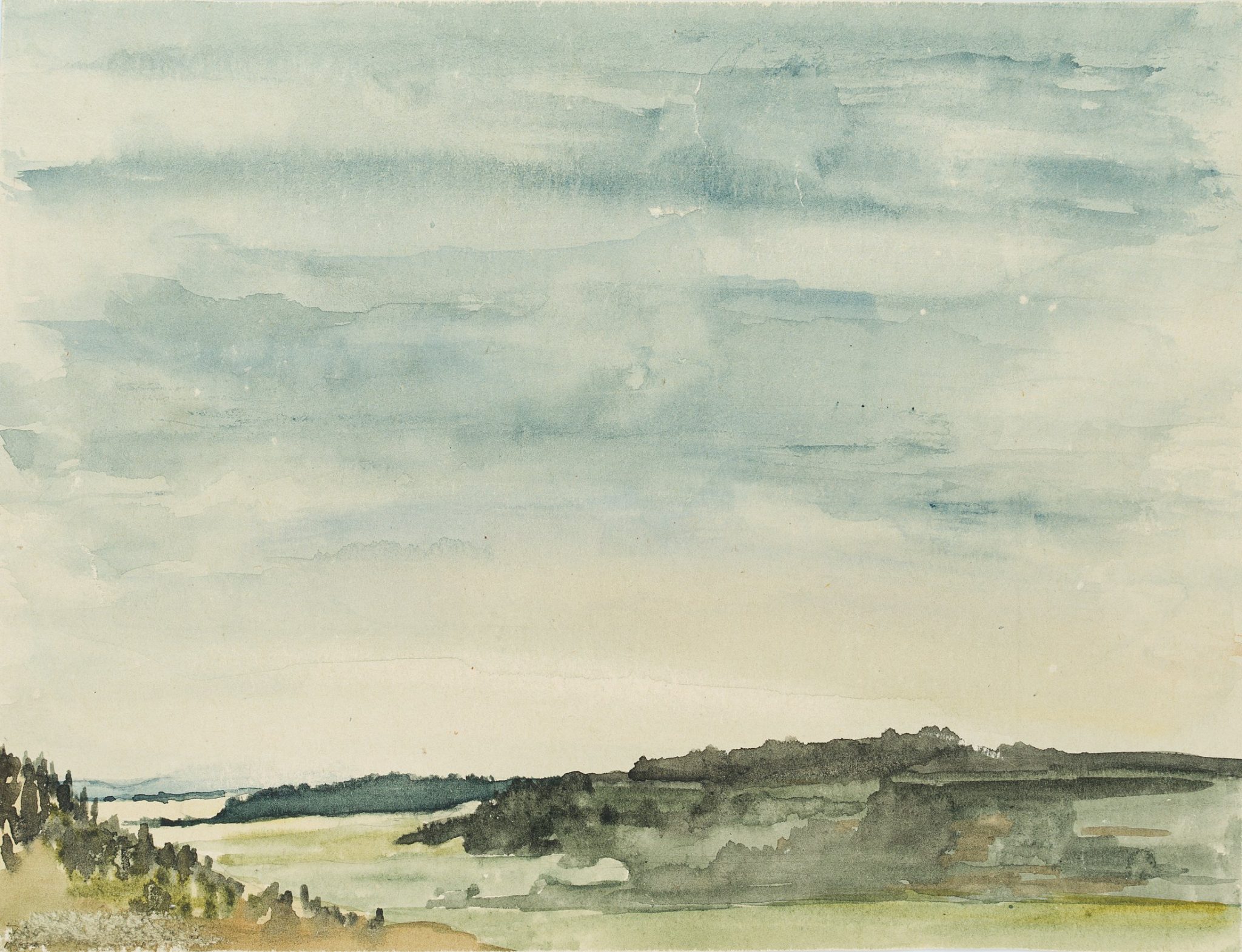 Bewaldete Landschaft