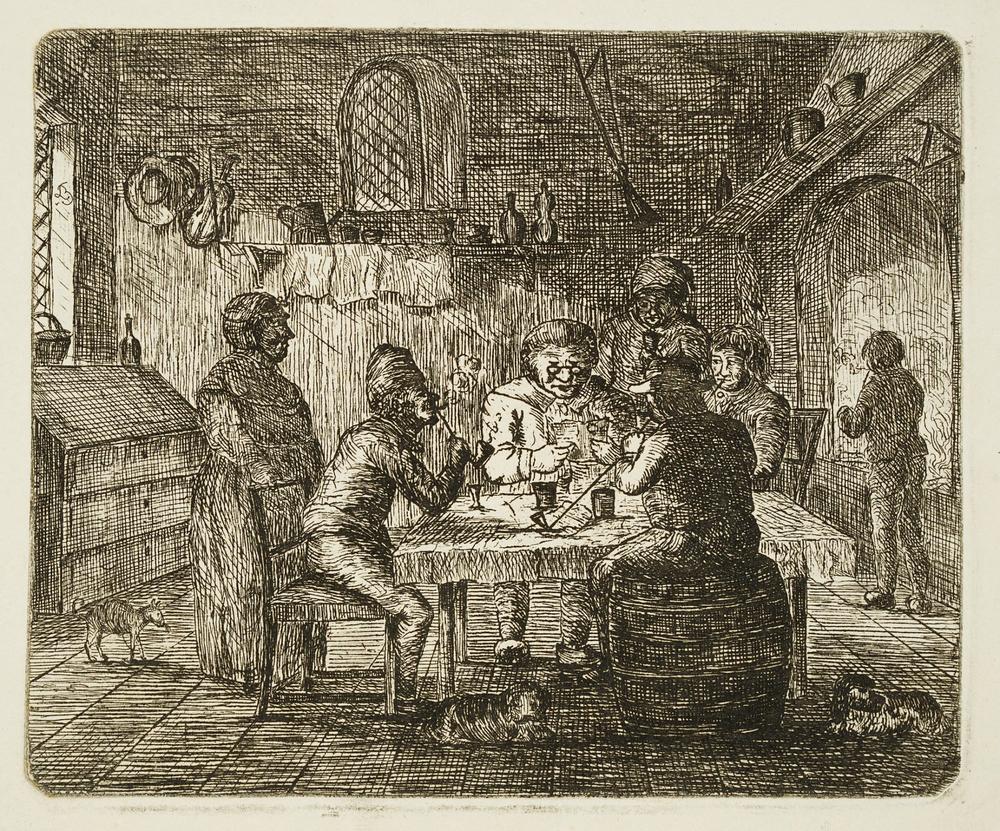 Bauern beim Kartenspiel