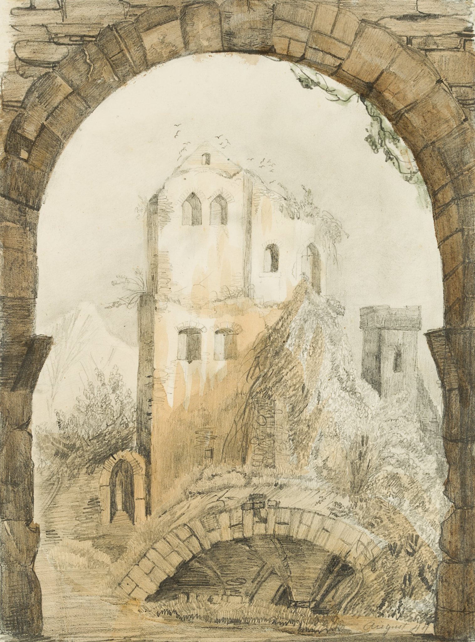Ruine eines gotischen Klosters