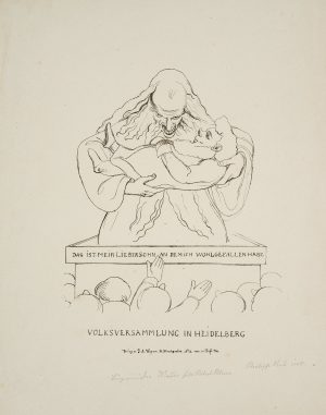 Volksversammlung in Heidelberg