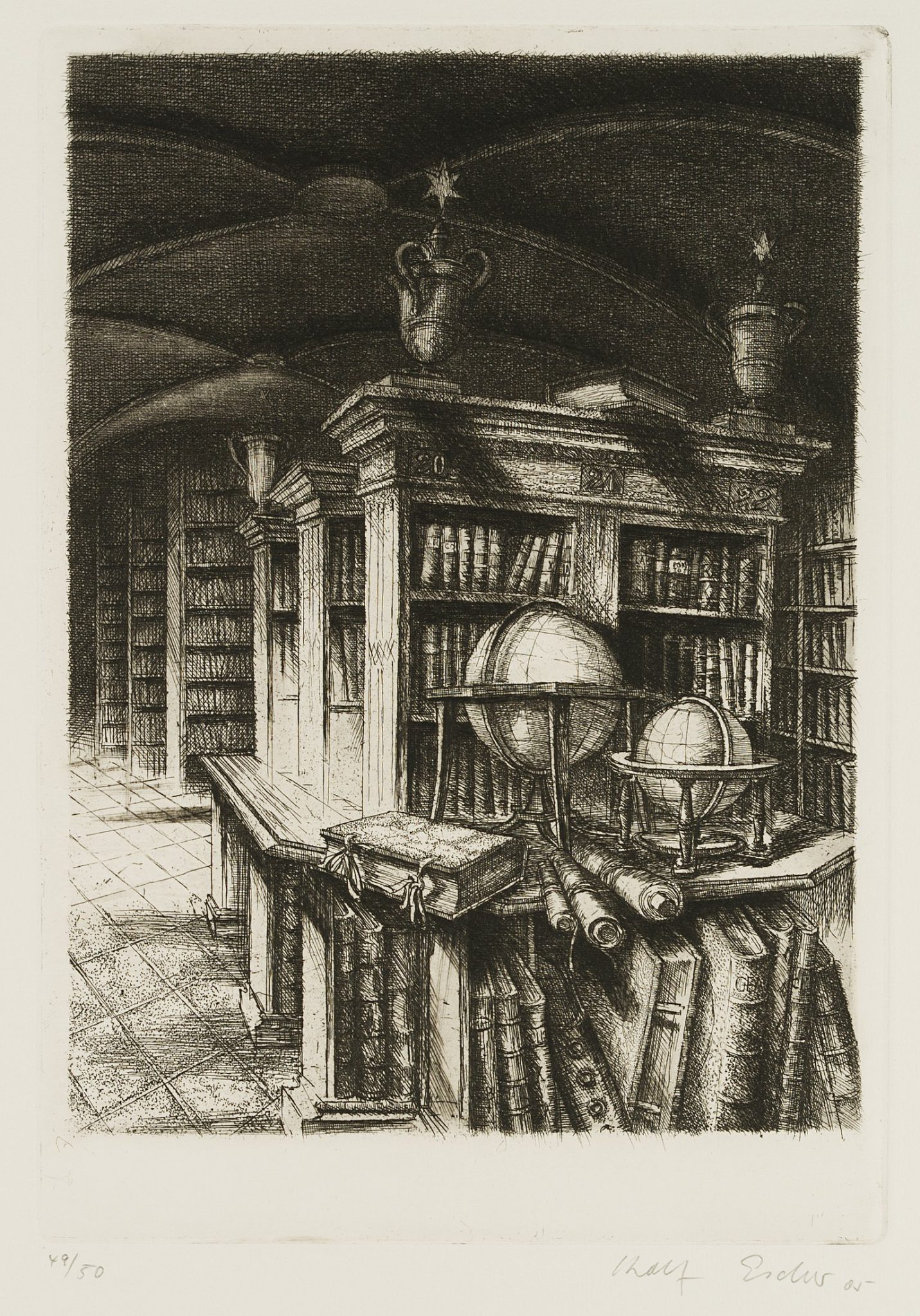 Büchertisch im Kloster Lilienfeld