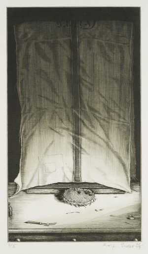Nature morte - Auf eine Sonnenblume