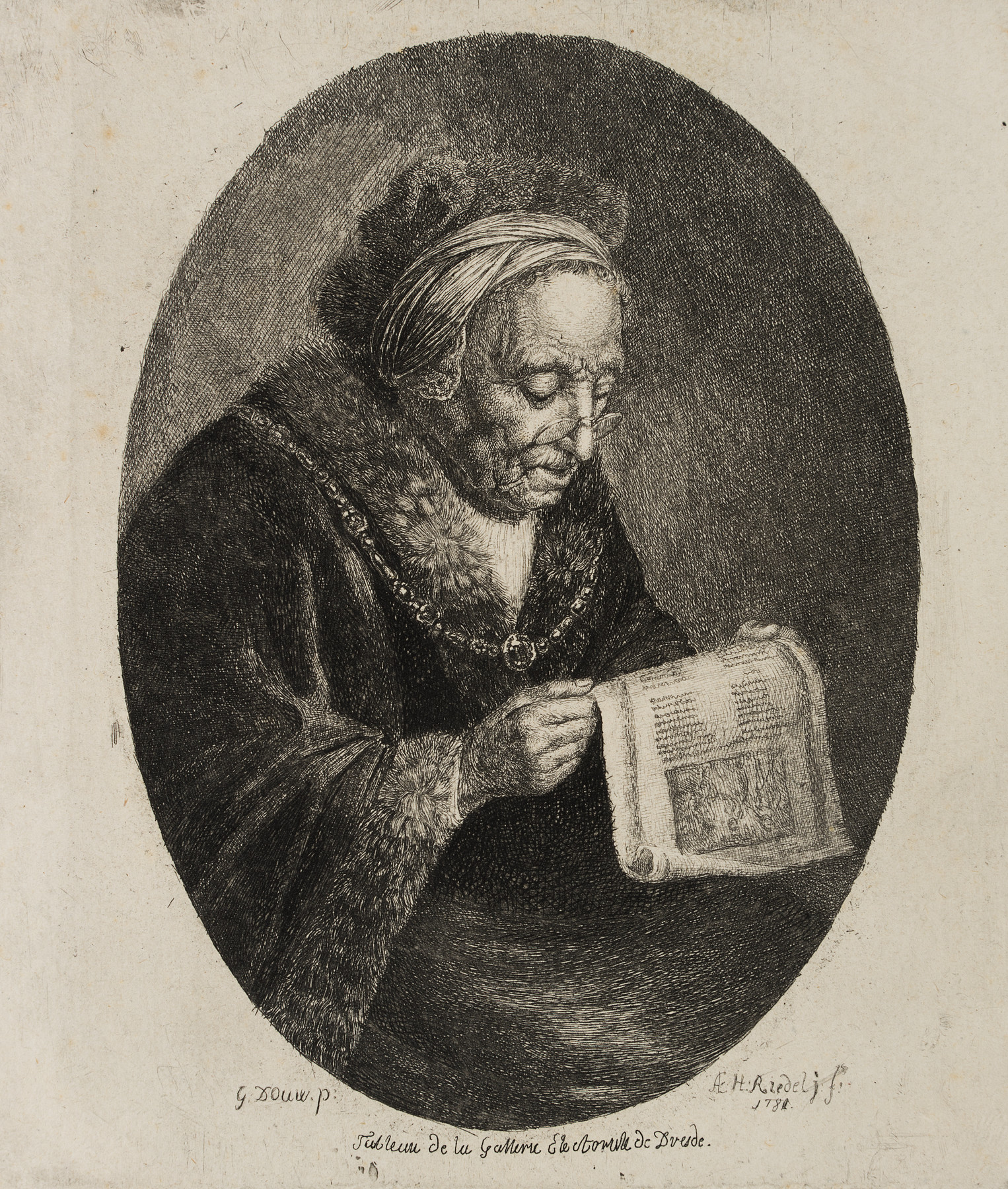 Lesende Dame