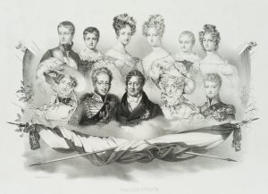 König Louis Philippe und Familie