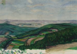 Hügelige Landschaft