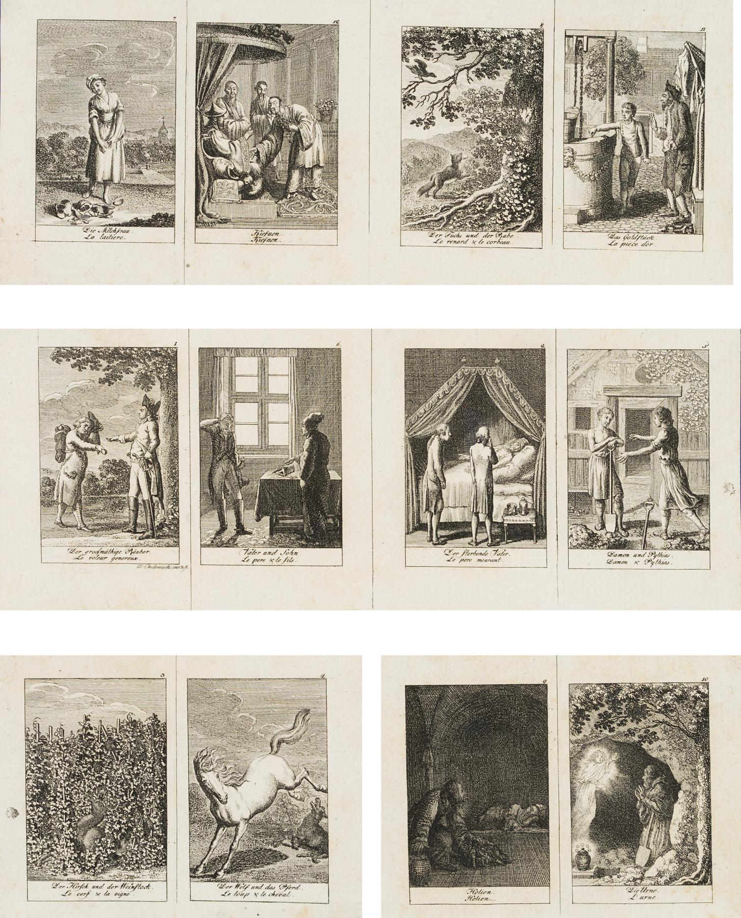 Illustrationen zu Fabeln und Erzählungen