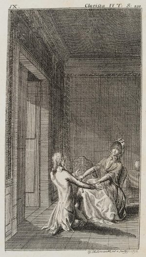 Lovelace bestürmt Clarissa mit Anträgen