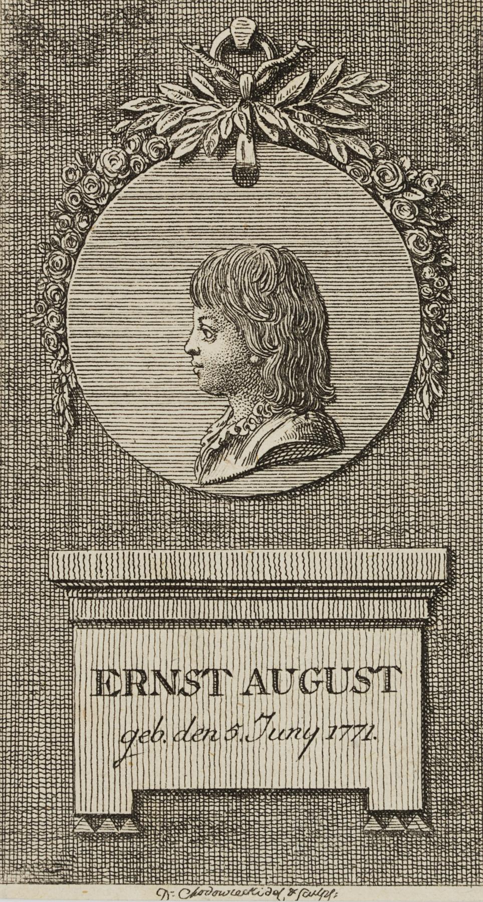 Portrait zum Lauenburger Genealogischen Kalender für 1780