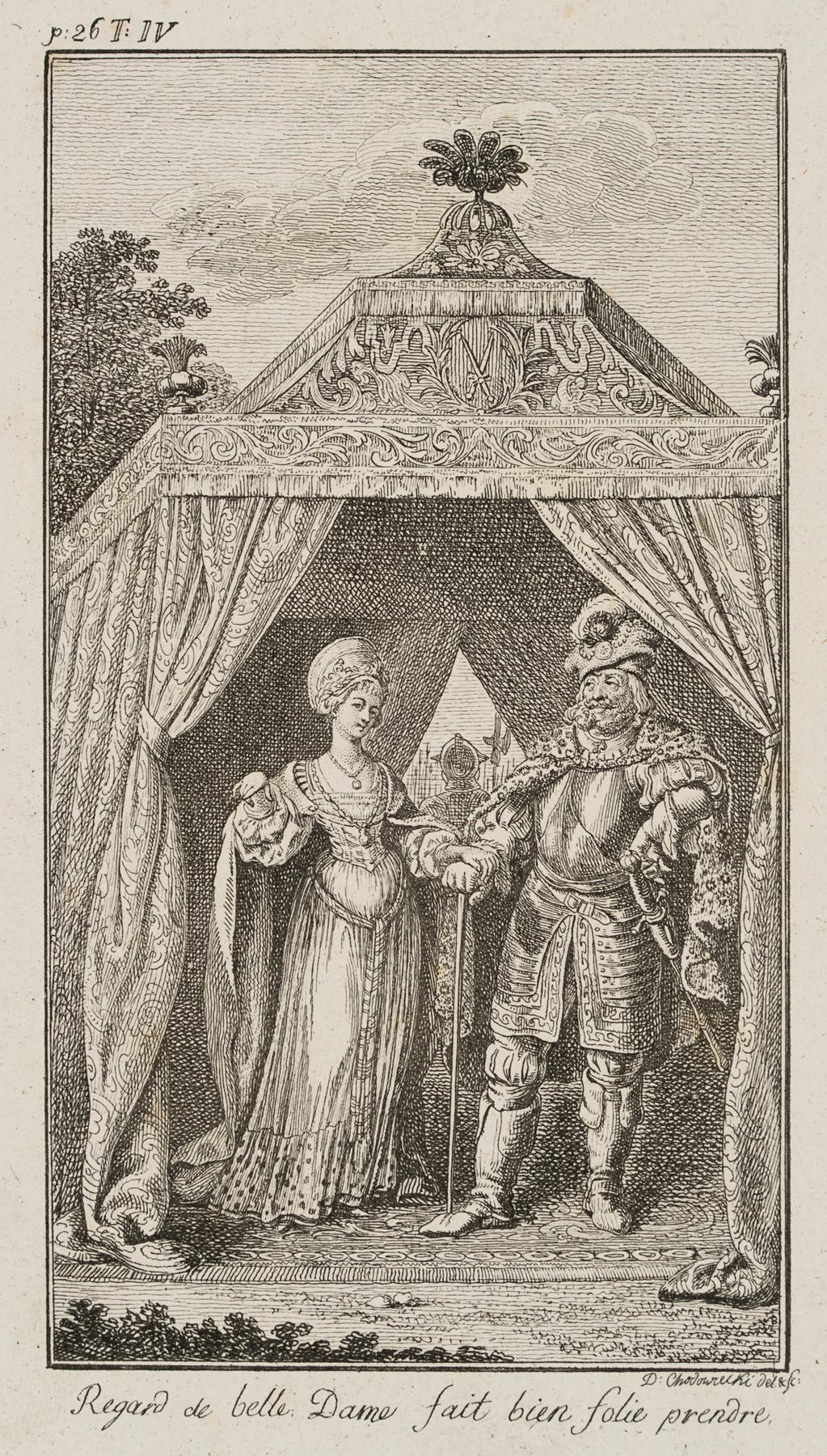 Sibille und Wittekind in seinem Zelte