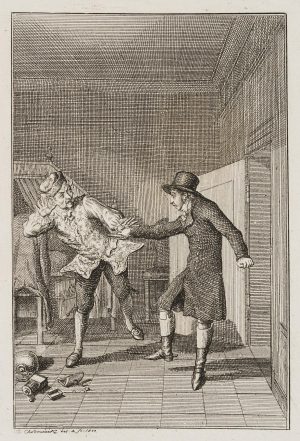 Karl sprengt in das Zimmer des Kastrans