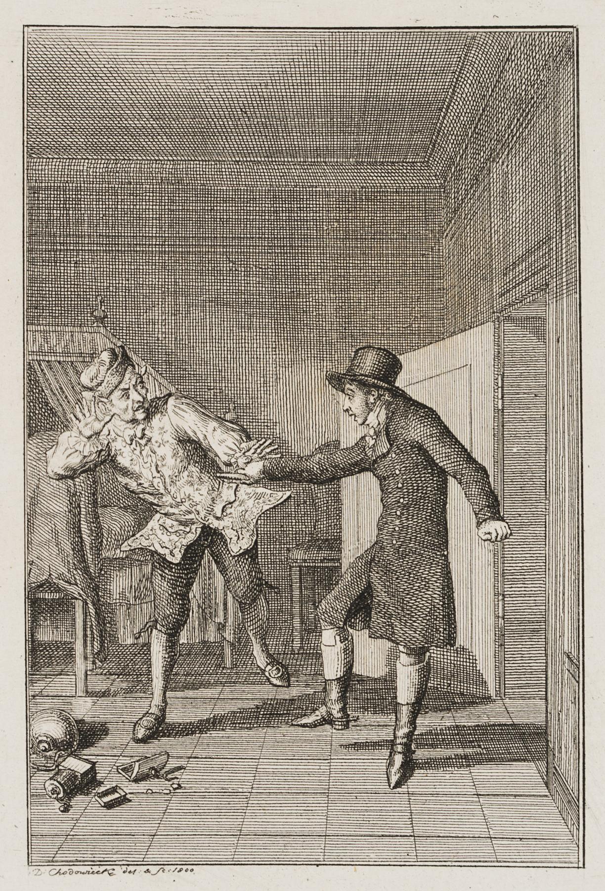 Karl sprengt in das Zimmer des Kastrans