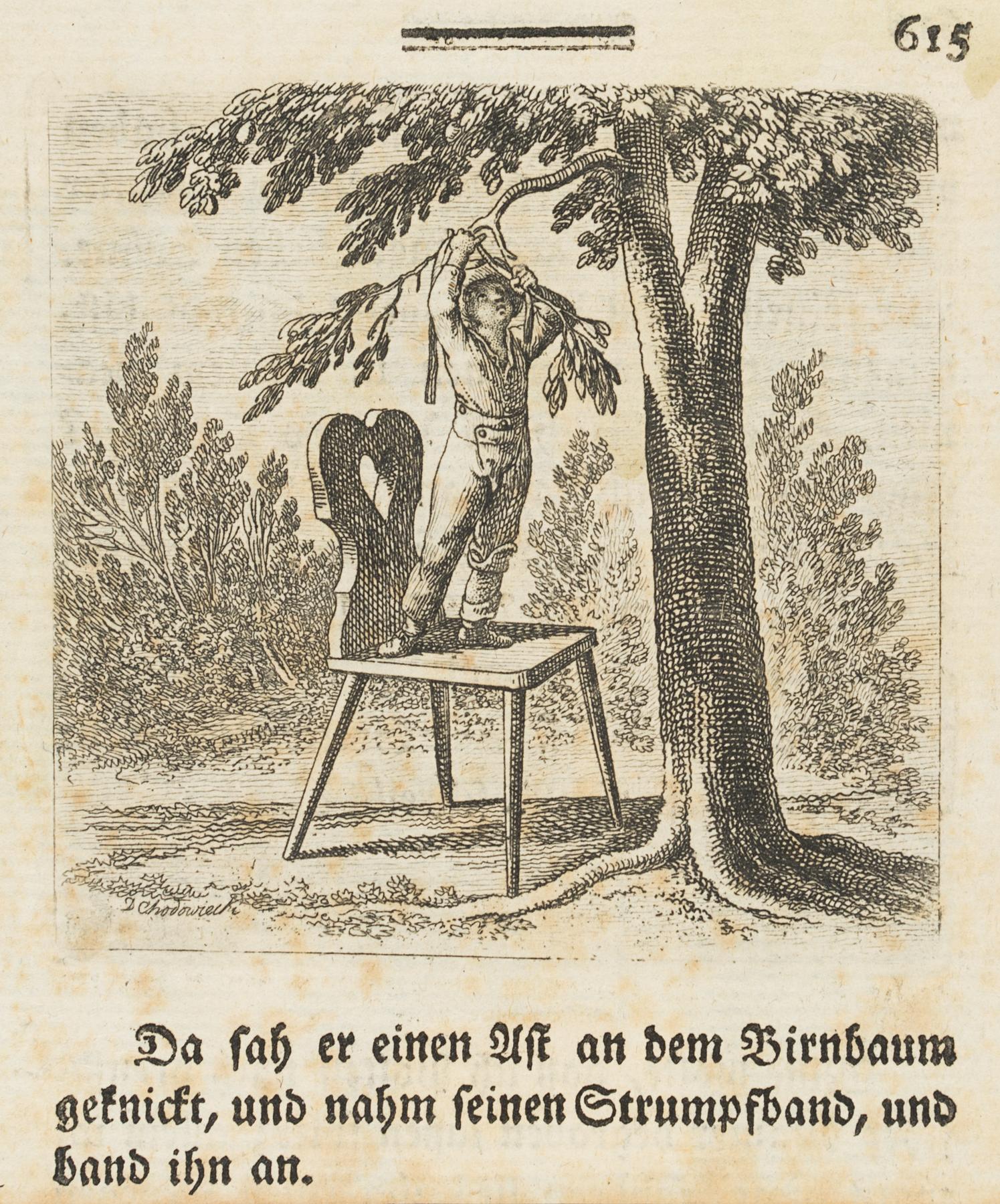Leopold verbindet den Birnbaum