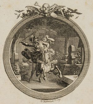 Wilhelm sprengt auf den Kirchhof