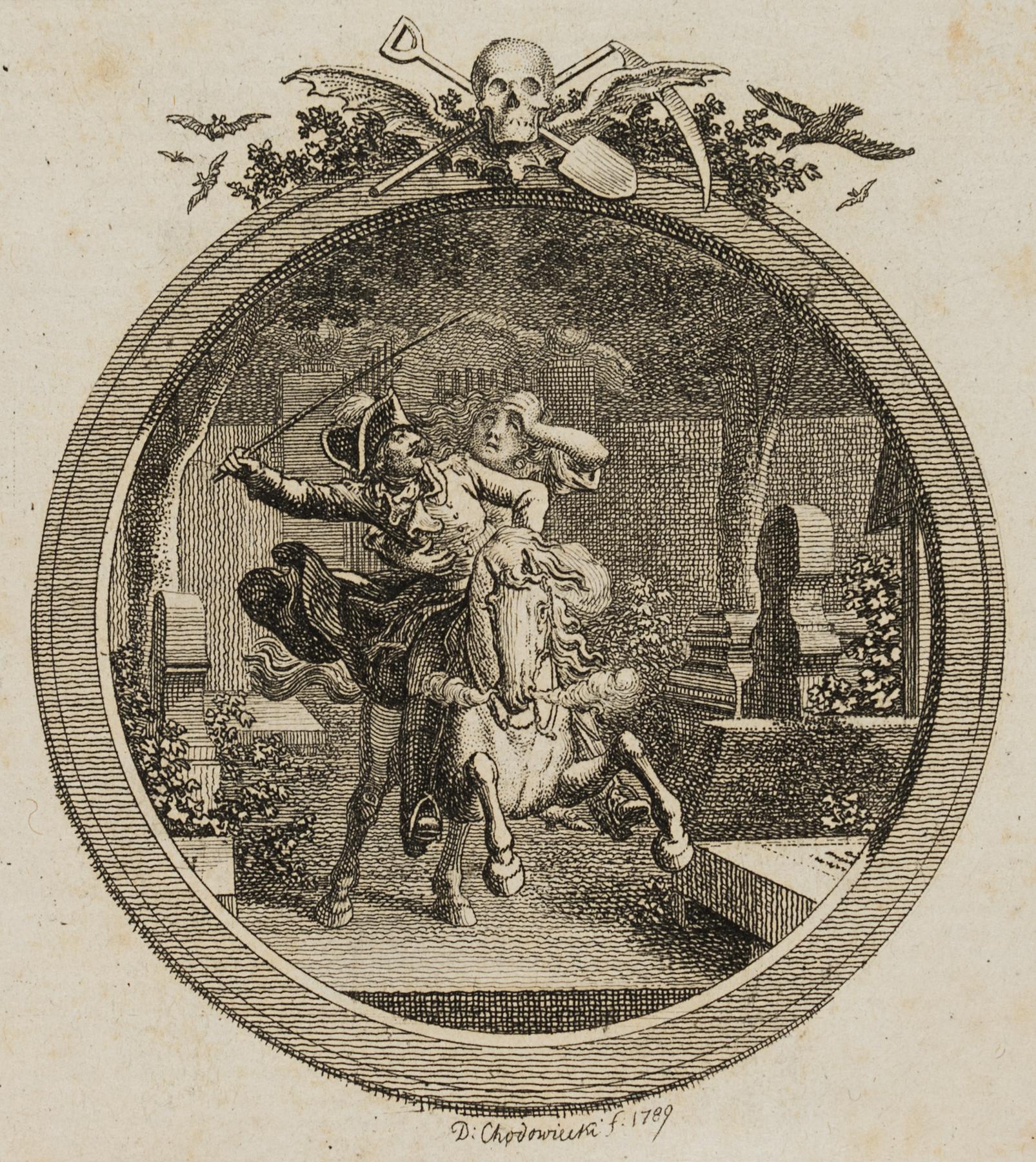 Wilhelm sprengt auf den Kirchhof