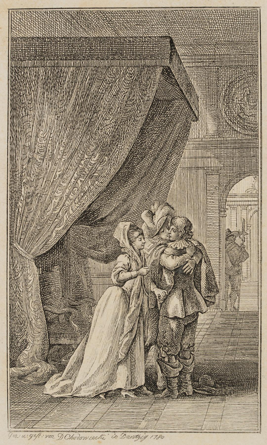 Fürstenfamilie mit jungem Kavalier