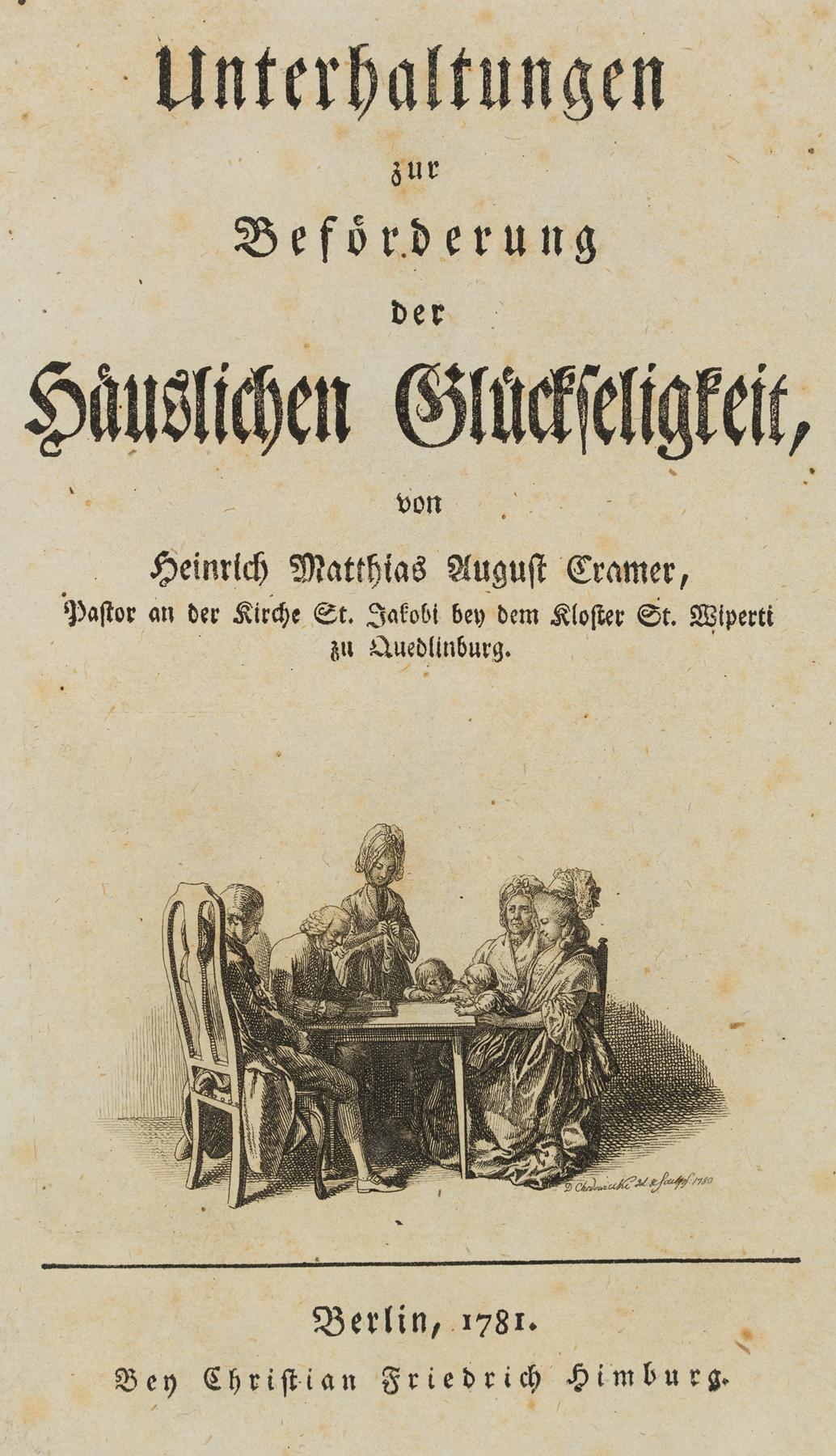 Titel-Vignette zu Cramers Unterhaltungen