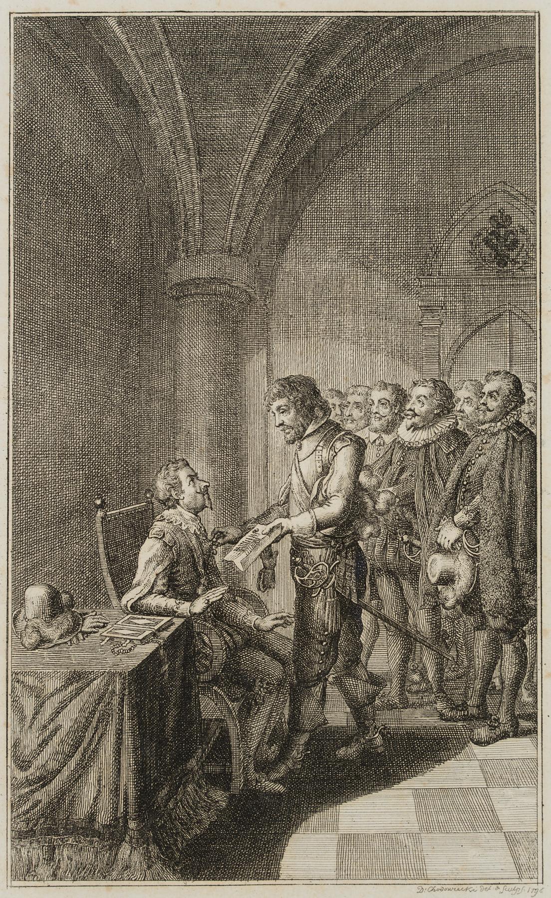Andreas Thonradtel vor Kaiser Ferdinand II.