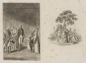 Familienszene Friedrich Wilhelms III. mit großem Randeinfall