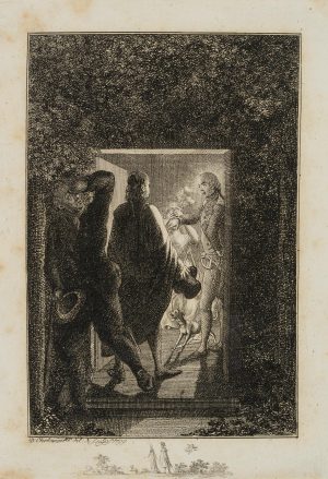 Hermann überrascht Julchen und den Prinzen Moritz