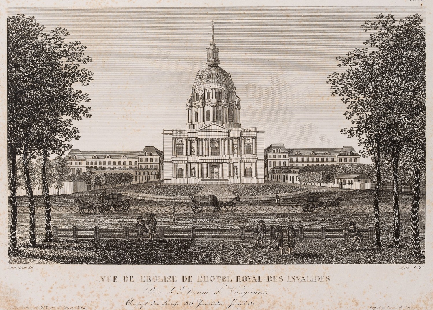 Ansicht des Invalidendomes, Paris