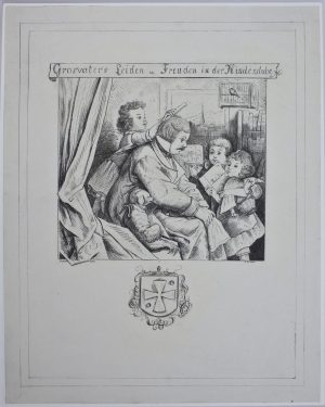 Großvater in der Kinderstube