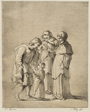 Mönche, Novize und Wanderer