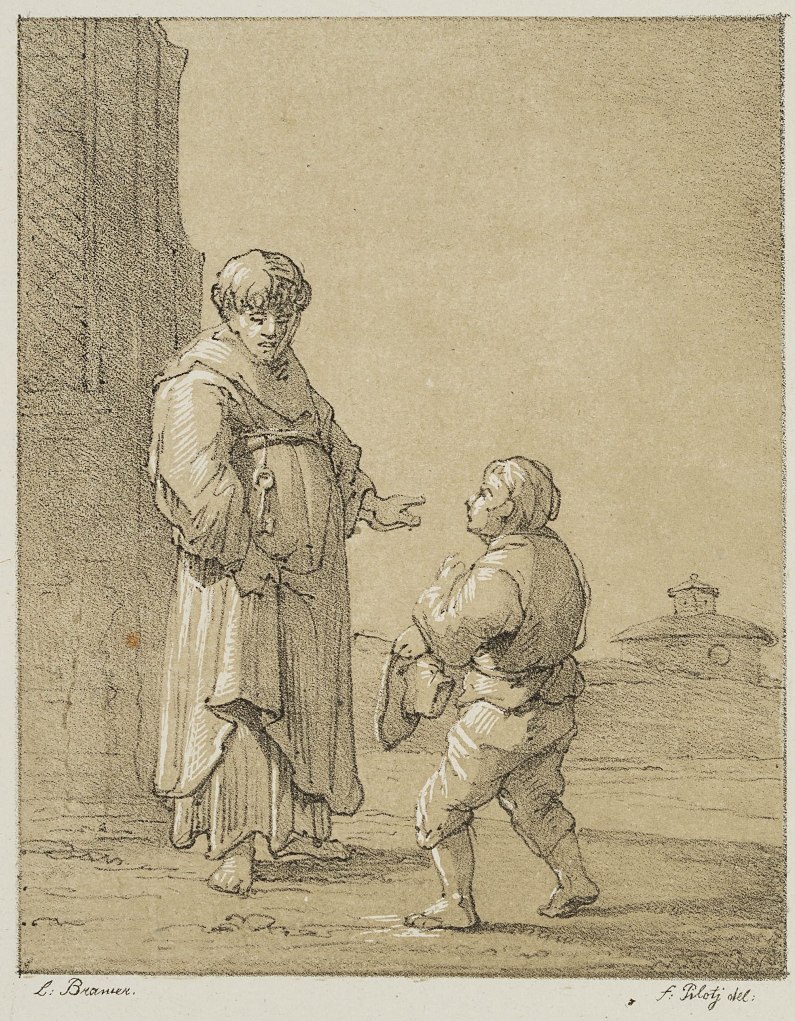 Bittsteller und Mönch