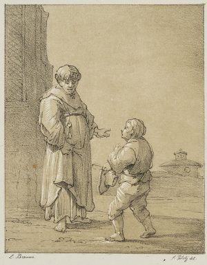 Bittsteller und Mönch