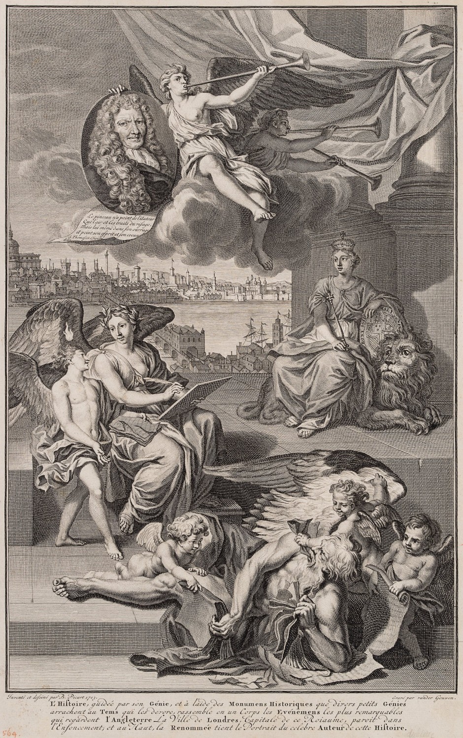 Allegorie auf die Stadt London