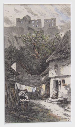 Ansicht einer Burgruine