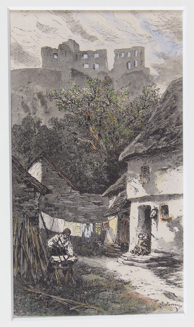 Ansicht einer Burgruine